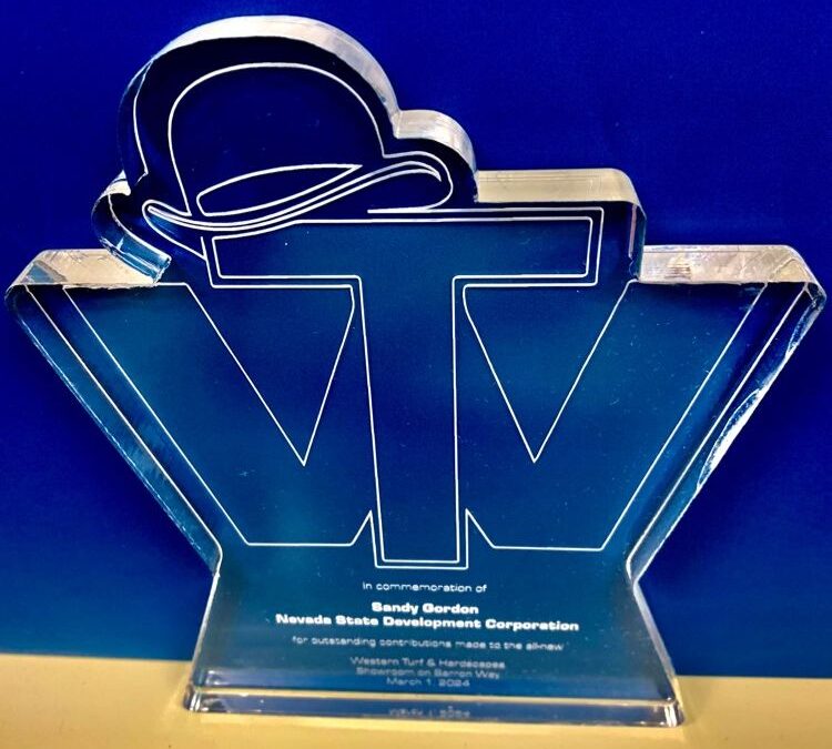 Sandy Gordon Honored by Western Turf & Hardscapes for Outstanding Contributions to Business Expansion